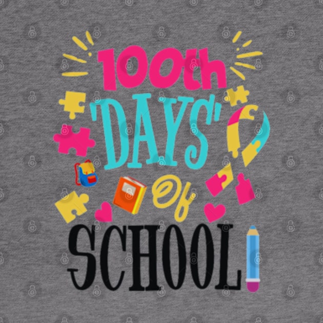 100th Day Of School 100 Days Of School Teacher Kids by Mojakolane